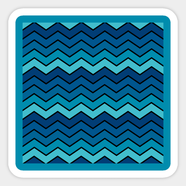 retro zigzag Sticker by imaginekaye